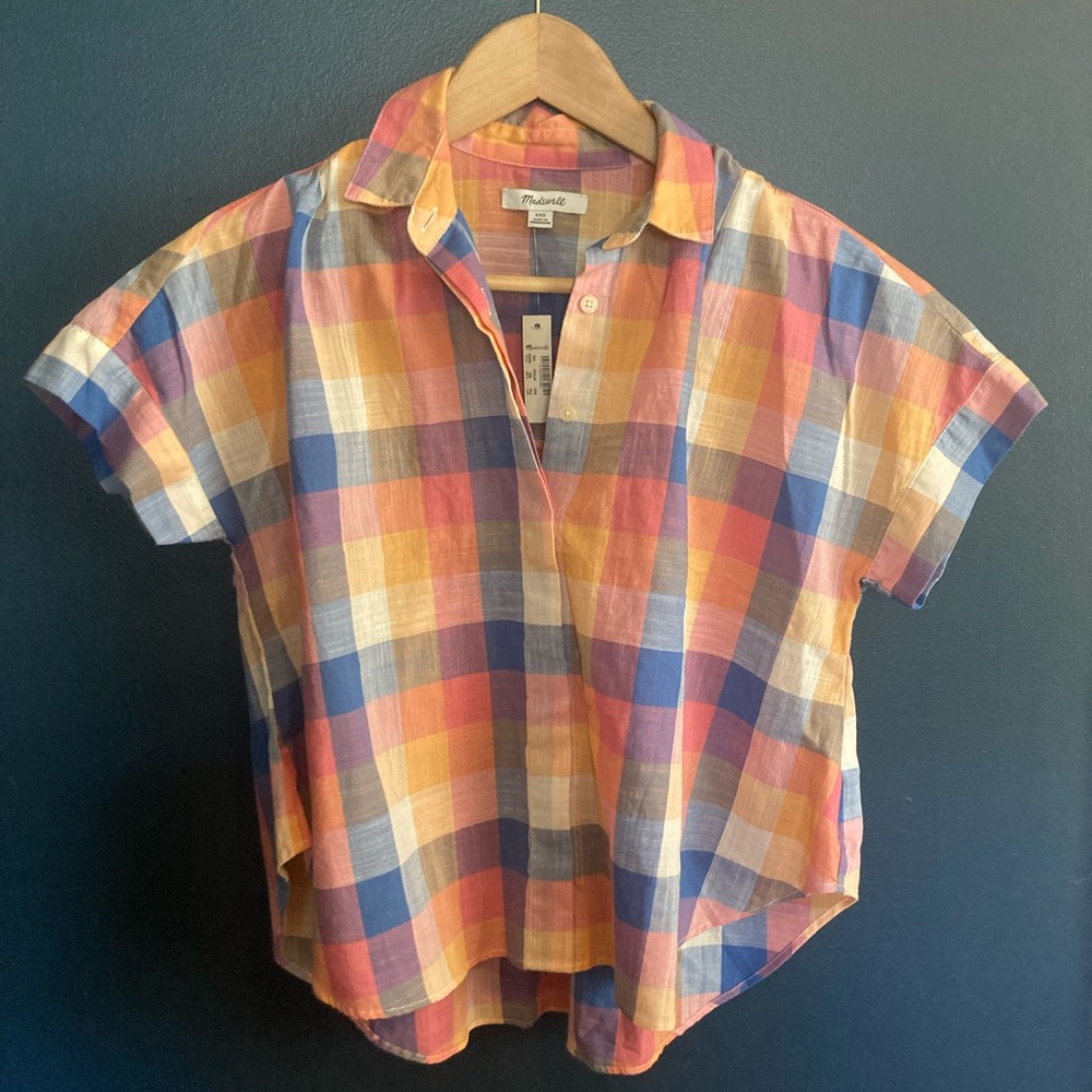 Madewell Hiltop Rainbow Top 🌈 NWT